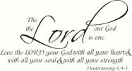 Love the Lord vinyl decal
